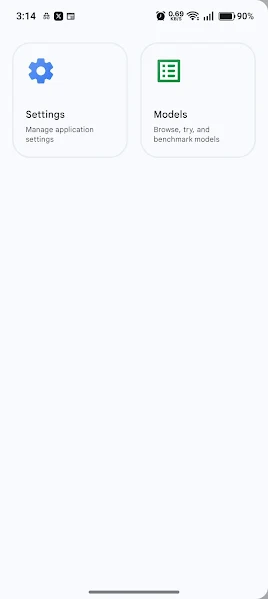 AI Edge Gallery download and installation screen on Android